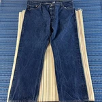 Levis 501 Xx Jeans Mens Actual 42X31 Blue Straight Button Fly Denim Read #8081. Fixed Price $18.00.