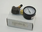 Pressure Gauge W/ 1/2" Iron Gas Bell Hsg Valve 0-100PSI Face 1/4"NPT Botto.... Fixed Price $15.00.