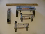 Lot Of Four Vfb Visiflow Dayton Flowmeters. Untested, But Look Good. Fixed Price $54.99.