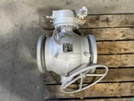 Cameron 8" 150# Carbon Steel T-31 Fully Welded Ball Valve W/ Dynatorque Gear Op. Fixed Price $3299.00.