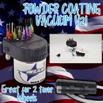Pneumatic Micro Vacuum For Coating - Easily Remove Powder! Two Tone Wheel. Fixed Price $185.00.