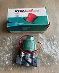 Asco Red Hat 8215C32 Solenoid Valve 3/4 Pipe 6W 5-125 Psi New. Fixed Price $150.00.