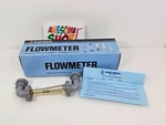 New Blue-white F-44500LHE-8 F-440 Adjustable Gauge Flowmeter. Fixed Price $28.95.