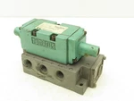 Numatics 554JJ531O000000 Pneumatic Solenoid Valve 4/3 150PSI 5-PORT 1/2"MANIFOLD. Fixed Price $74.99.