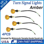 4 Pcs Turn Signal Light Amber Led Indicators 6V Universal For Motorcycle Blinker. Fixed Price $13.99.