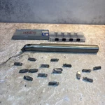 Iscar Grooving 45 Deg. Boring Bar Ghiur 19U, 3/4 Shank, Long- 17 Inserts. Fixed Price $80.00.