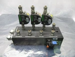Novellus 15-419524-00 Manifold Assy, Valve Sensor, 3 Proteus 0504SA4 Flow Switch. Fixed Price $450.00.