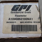 Gpi A109GMA100NA1 Commercial Grade Fuel Flow Meter (3 - 50 Gpm). Fixed Price $236.93.