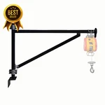 660LB Wall Mount Jib Crane Heavy Duty Steel 48" Reach 180 Rotation Black. Fixed Price $120.65.