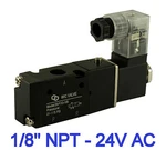 1/8" 3 Way Position Electric Directional Control Air Solenoid Valve 24V Ac. Fixed Price $25.99.