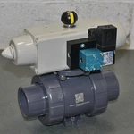Partial Hayward Air Actuated Two-way Ball Valve PSSTBH115STEA9, 1-1/2", Pvc. Fixed Price $499.95.