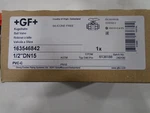 George Fischer Ball Valve, 163546842, 1/2" Cpvc Epdm, Socket Glue/fnpt Ends. Fixed Price $100.00.