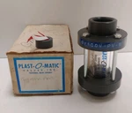 New Old Stock! Plast-o-matic 1" Double Wall Flow Indicator GY100V-PV-S. Fixed Price $249.95.