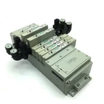 Bank Of 10 Numatics Solenoid Valves W/ Manifold 24VDC 052BA4Z1ML61 52BB4Z2ML61. Fixed Price $300.00.