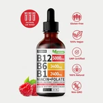 Vitamin B12 Liquid Supplement Dropswith B6, B1, Niacin & Folate -edible Support. Fixed Price $16.98.