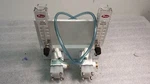 Flouroware (2) 202-11 Diaphragm Valves, Dwyer RMA-45-SSV Flow Meters. Fixed Price $100.00.