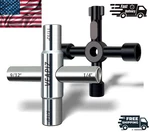 4-WAY Sillcock Key For Outdoor Water Faucet Valves Residential Commercial. Fixed Price $6.49.