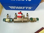 Watts / 007M1-QT-FZ Lead Free 1" Double Check Valve Assembly Brand New. Fixed Price $249.99.