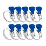 70247P2 11/2 Inch Stainless Steel Thumb Screw Clamps Adjustable Key Hose. Fixed Price $22.75.