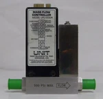 Unit UFC-1200A Mass Flow Controller, Gas- Hcl, Range- 500 Sccm, Used. Fixed Price $50.00.