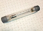 King Instruments 7205-0151-W Acrylic Visual Flowmeter Used. Fixed Price $112.00.