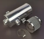 Universal Oil Catch Can Polished Aluminum W/breather 3/8"NPT Female Side Port. Fixed Price $43.68.