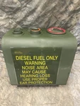 MEP002A Generator 6.75 Gallon Diesel Fuel Tank Onan 159-0990 Nsn 2910010485561. Fixed Price $399.99.