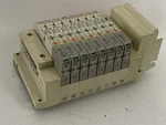 Smc SS5V1-10S3GD-08B-N7-D Mfld, Plug-in W/ 8-SV1A00-5FUD. Fixed Price $275.00.