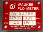 Waukee LPX-6 Air Flo-meter Cast Body Only. Fixed Price $100.00.