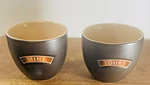 Bailey's Irish Cream Mine & Yours Ceramic Cups Brown Round Shape Set Of 2 Gift. Fixed Price $11.99.