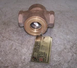 New Jacoby Tarbox 1" Fnpt Bronze Sight Flow Indicator 150 10.3 Psig. Fixed Price $103.49.