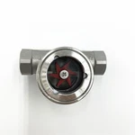 1/2" Npt Stainless Steel 304 Sight Glass Water Flow Indicator With Ptfe Impeller. Fixed Price $26.60.