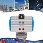 1" Pneumatic Actuated Ball Valve 304 Stainless Steel Blue. Fixed Price $72.82.