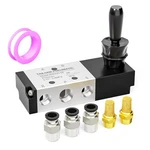 1/4"NPT 5 Way 3 Position Air Hand Lever Operated Valve Pneumatic Solenoid. Fixed Price $37.99.