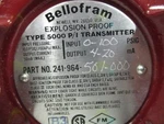 Bellofram 241-964-501-000 Type 5000 P/i Transmitter Nsnp. Fixed Price $693.00.