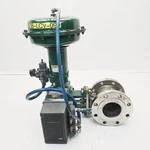 Fisher 4" V150 Control Valve CG8M With 1051 Size 40 Pneumatic Actuator. Fixed Price $3800.00.