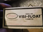 Dwyer Visi-float Liquid Flowmeter VFA-34-BV. Fixed Price $29.95.