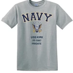 Uss Kirk FF-1087* Frigate *eagle*shirt. Officially Licensed. Fixed Price $37.95.