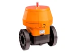 Georg Fischer 4" Pvc Type 025 Diaphragm Valve, Pneumatic Actuated Flanged. Fixed Price $840.00.