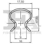 For Fischer 12-40025.25 Clip, Trim/protection Strip. Fixed Price $11.20.