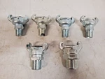 Quantity Of Dixon & Other Brands Mix Sizes Air King Valves Male End (6 Qty). Fixed Price $42.86.
