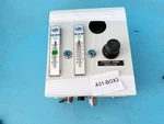 Dwyer Dual Flowmeter Exhaust Purge Regulator Nitrogen Inlet Control Box 0-100 L/. Fixed Price $350.00.