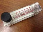 Omega FL4216-V Acrylic Flow Meter With Range Of 10-60 Scfh / Air. Fixed Price $24.50.