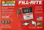 Fill-rite 807CMK 3/4'' Fuel Heavy Duty Mechanical Flow Meter Kit Red, Aluminium. Fixed Price $219.00.
