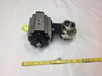 Radius AS-008 N-16 Pneumatic Actuator 120 Psig Max With Ss 2" Butterfly Valve. Fixed Price $90.00.