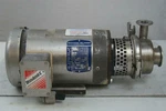 Stainless Centrifugal Pump Sanitary Tri-clamp Baldor 2HP 3PH CSWDM3658T. Fixed Price $850.00.