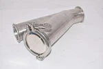New Stainless Ball 3-WAY Check Valve, Sanitary Use, Food Processing. Fixed Price $374.98.