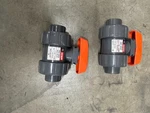New Lot Of Hayward 3/4" Pvc Viton True Union Ball Valve Socket. Fixed Price $80.00.