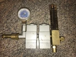 Esab Oxweld 502 Fm 580 Flow Meter Regulator W/ Spare. Fixed Price $349.00.