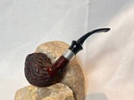 Vtg Dr Grabow Omega Pipe Imported Briar Full Bent Rustic Craggy. Fixed Price $49.95.